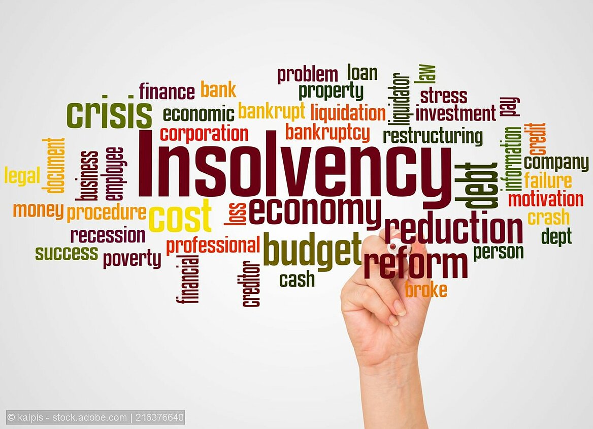Word cloud insolvency