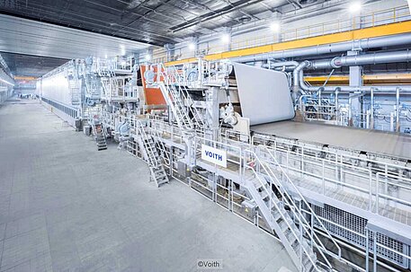 Voith and Schumacher have successfully started up the paper machine in Myszków