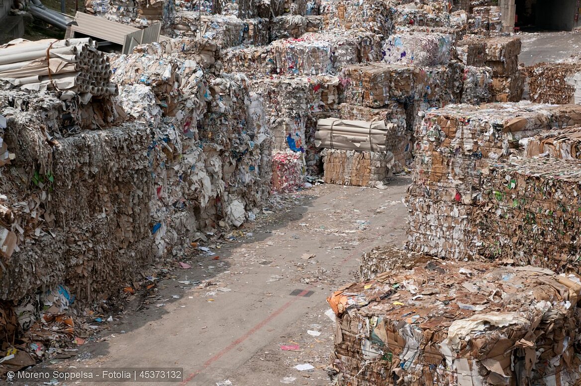 Recovered paper is in plentiful supply in most parts of Germany.