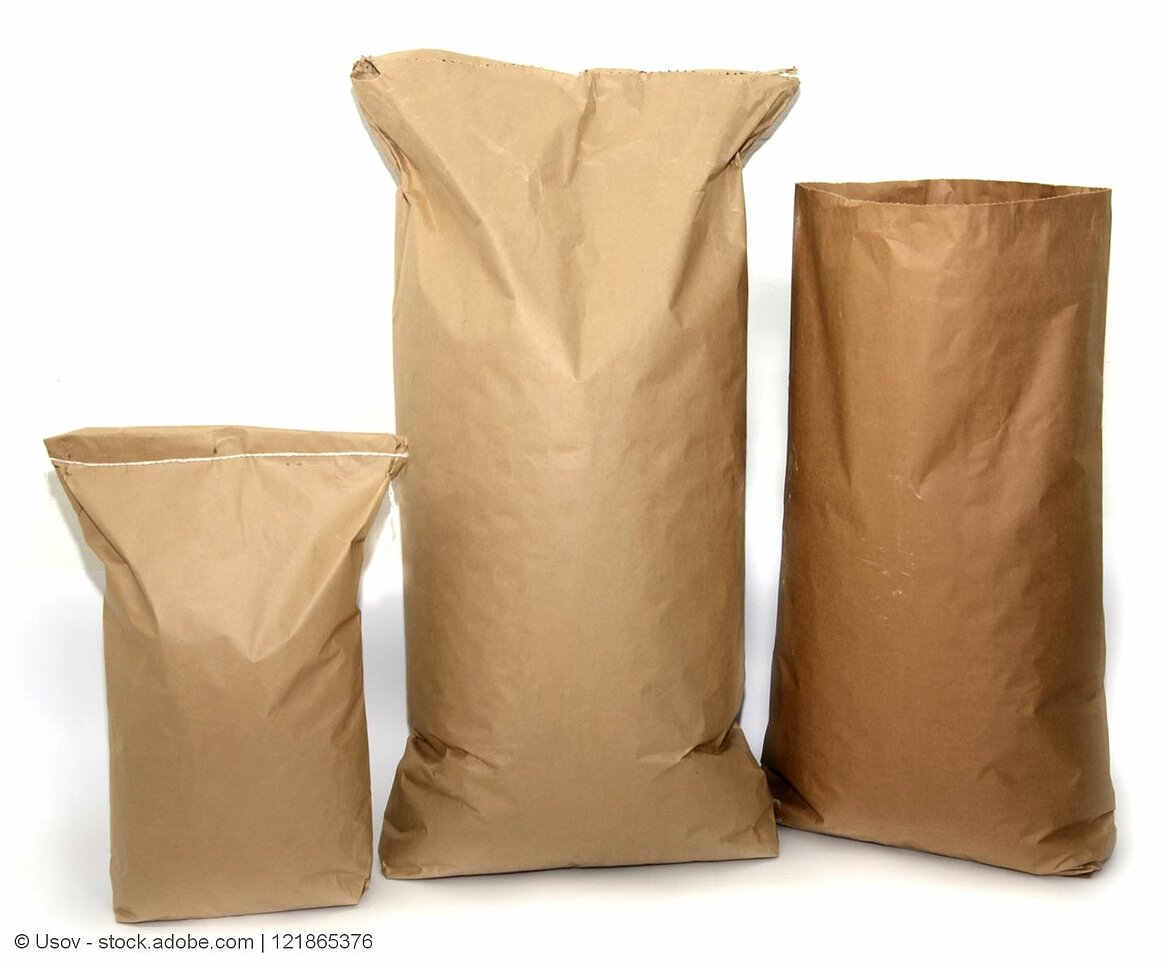 Paper sacks, symbolic image